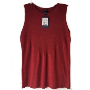 Doncaster 100% Wool Sweater Top Size L Sleeveless